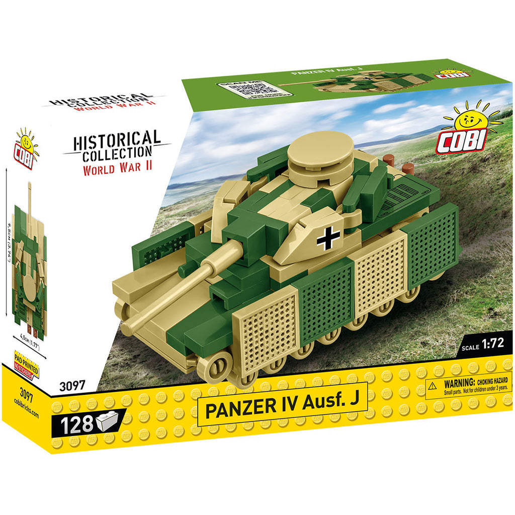 Panzer IV Ausf. J Tank 1:72 Scale Building Set - Main Image | TheBrickTube