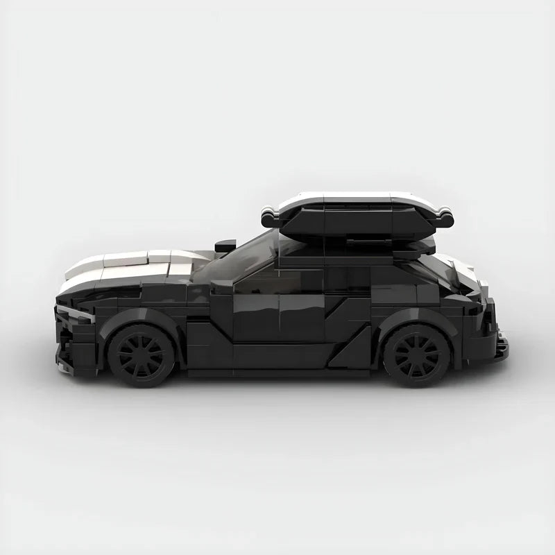 Audi RS6 ABT|Jon Olsson brick model - rear angle view - TheBrickTube