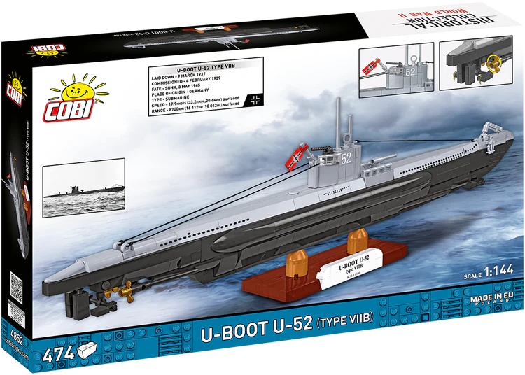 U-Boot U-52 (Type VIIB) Submarine Building Set - Image 2 of 6 | TheBrickTube