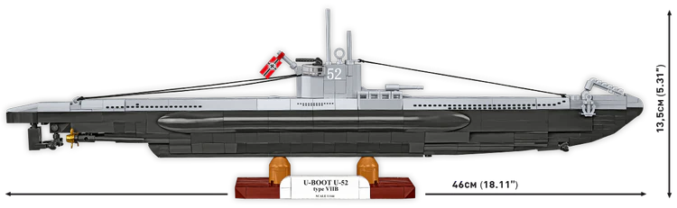 U-Boot U-52 (Type VIIB) Submarine Building Set - Image 3 of 6 | TheBrickTube