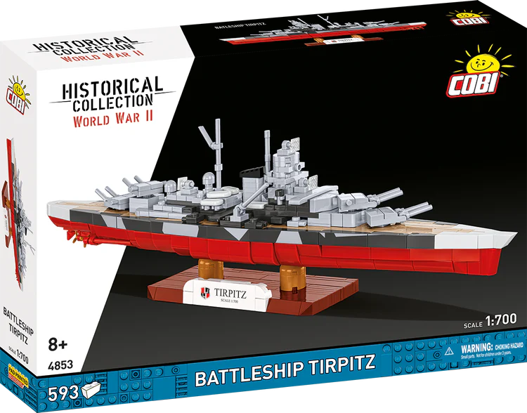 German Battleship Tirpitz 1:700 Scale Building Set - Main Image | TheBrickTube