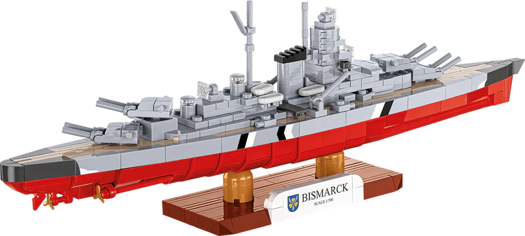 German Battleship Bismarck 1:700 Scale Building Set - Image 6 of 6 | TheBrickTube