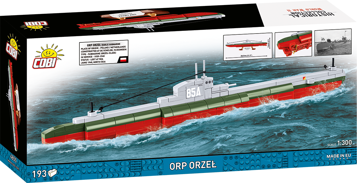 ORP Orzel Submarine Building Set - Image 2 of 6 | TheBrickTube