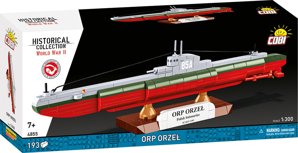 ORP Orzel Submarine Building Set - Main Image | TheBrickTube