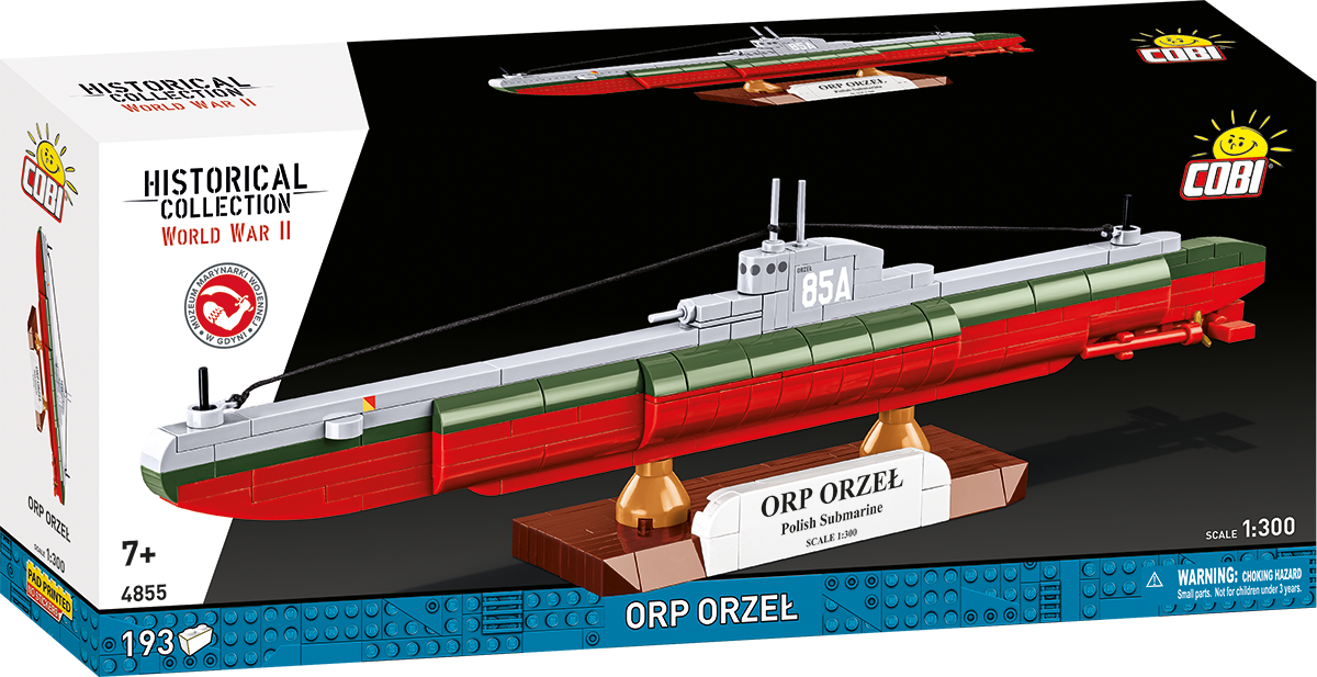 ORP Orzel Submarine Building Set - Main Image | TheBrickTube