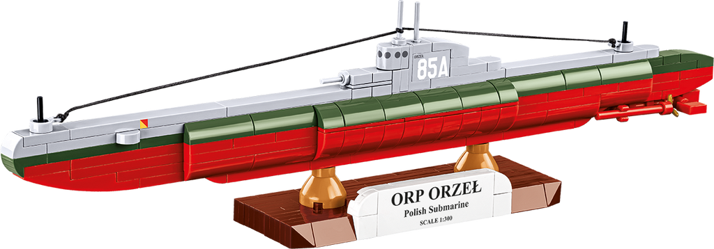 ORP Orzel Submarine Building Set - Image 3 of 6 | TheBrickTube