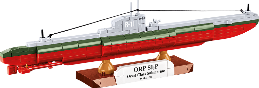 ORP Sęp Submarine Building Set - Image 3 of 6 | TheBrickTube