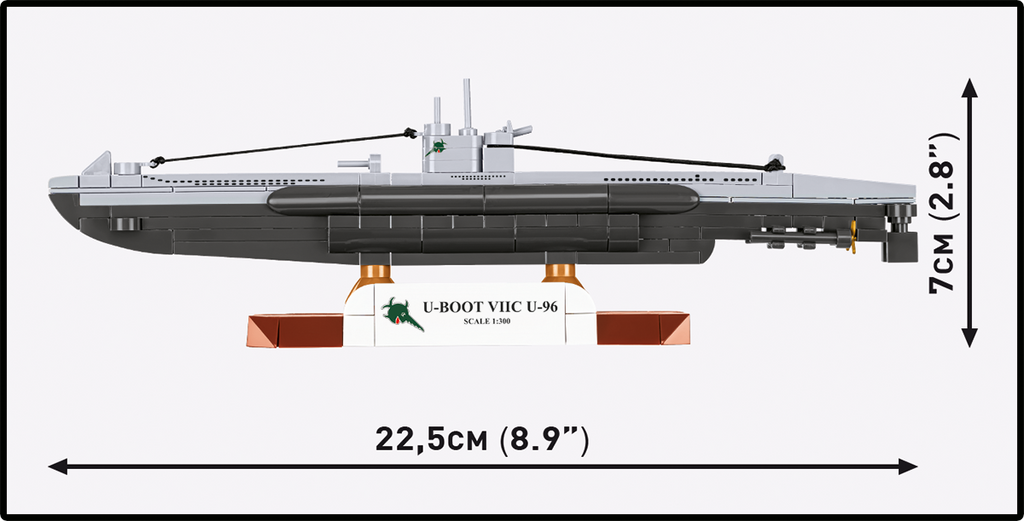 U-Boot VIIC U-96 Submarine Building Set - Image 5 of 6 | TheBrickTube