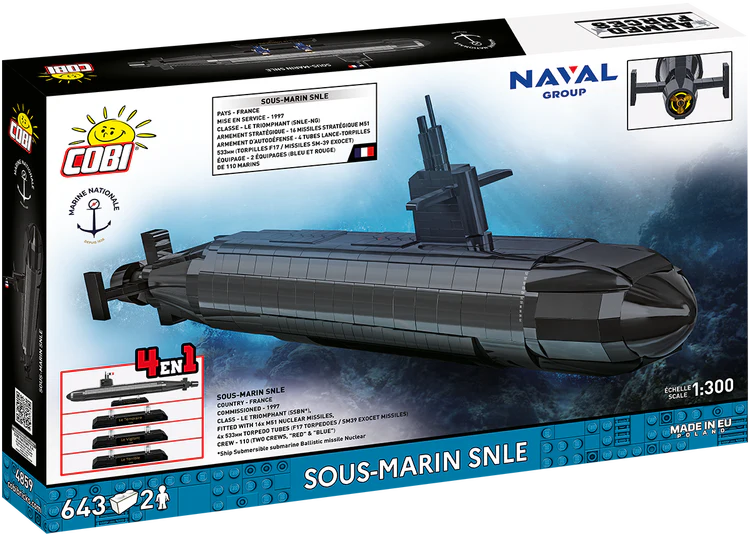 Sous-Marin SNLE Submarine Building Set - Image 2 of 6 | TheBrickTube