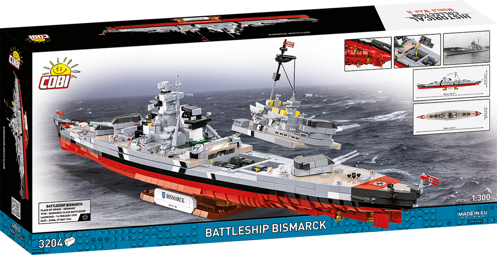 Battleship Bismarck Building Set - Image 2 of 6 | TheBrickTube