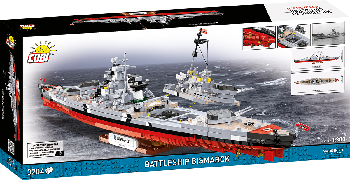 Battleship Bismarck Building Set - Image 2 of 6 | TheBrickTube