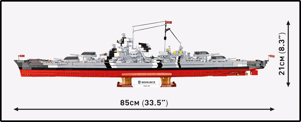 Battleship Bismarck Building Set - Image 5 of 6 | TheBrickTube