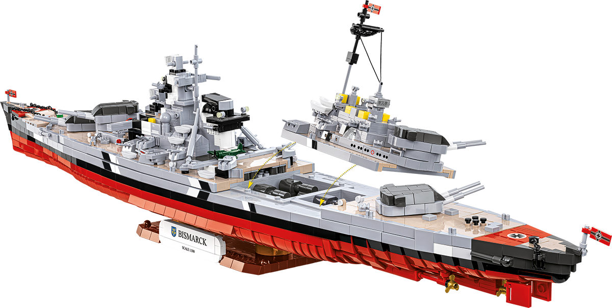 Battleship Bismarck Building Set - Image 3 of 6 | TheBrickTube