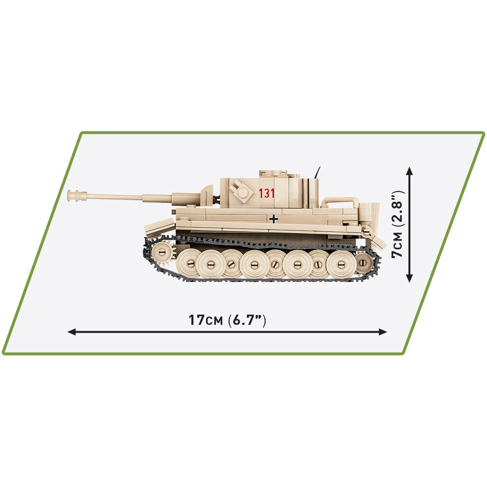 PzKpfw VI Tiger "131" Tank 1:48 Building Set - Image 5 of 6 | TheBrickTube
