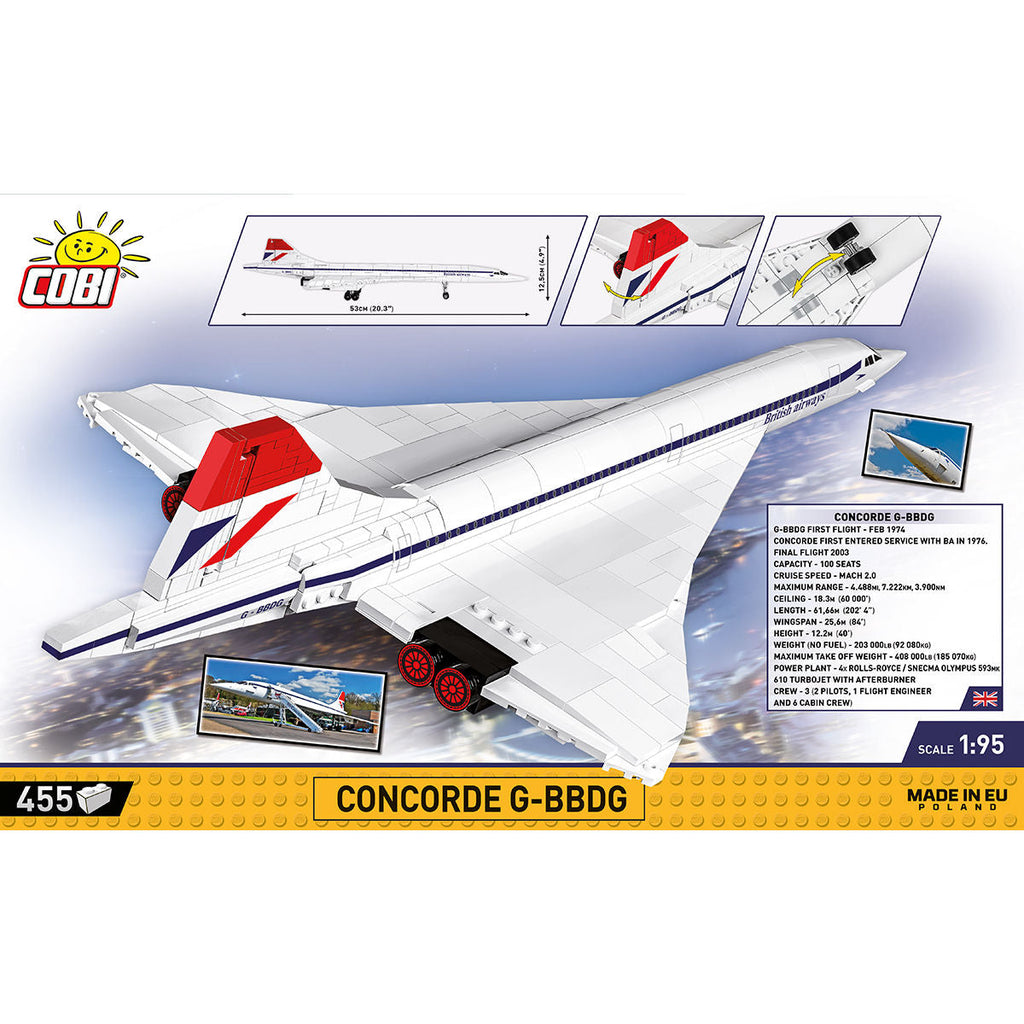 Concorde G-BBDG Passenger Jet Building Set - Image 4 of 6 | TheBrickTube