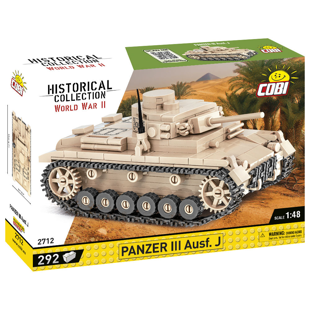 Panzer III Ausf. J Tank 1:48 Building Set - Main Image | TheBrickTube