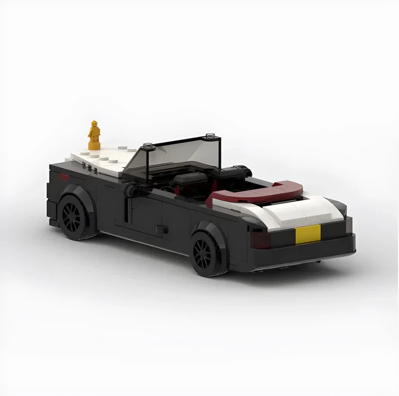 Rolls Royce Dawn brick model - side profile view - TheBrickTube