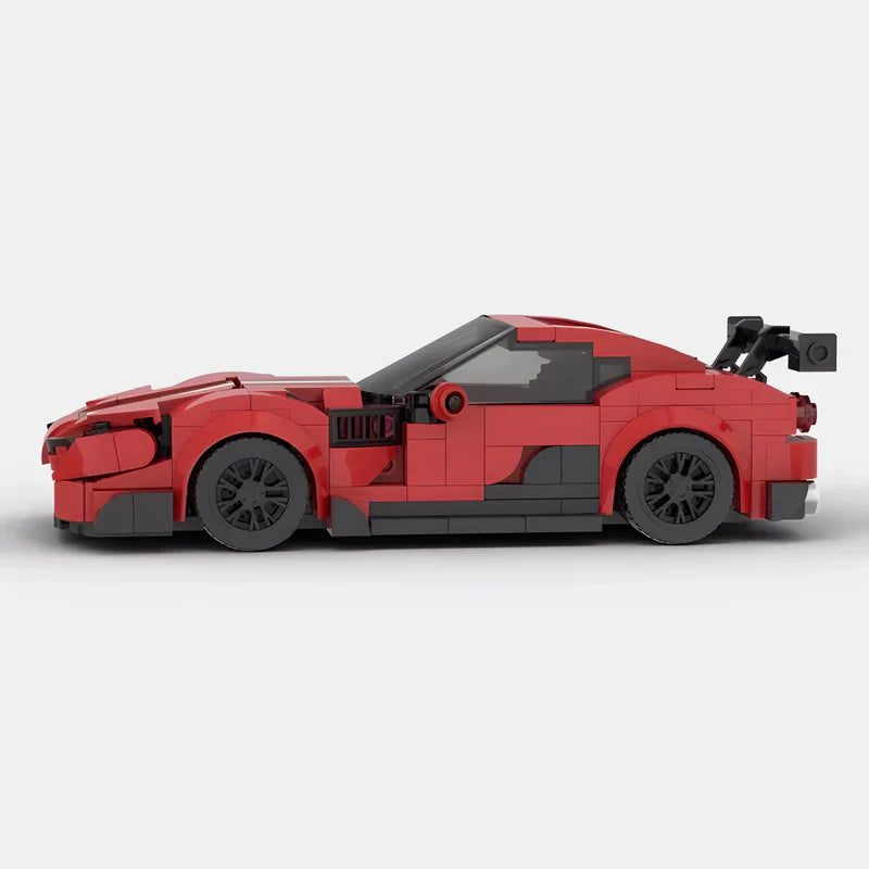 Ferrari 812 GTS brick model - rear angle view - TheBrickTube