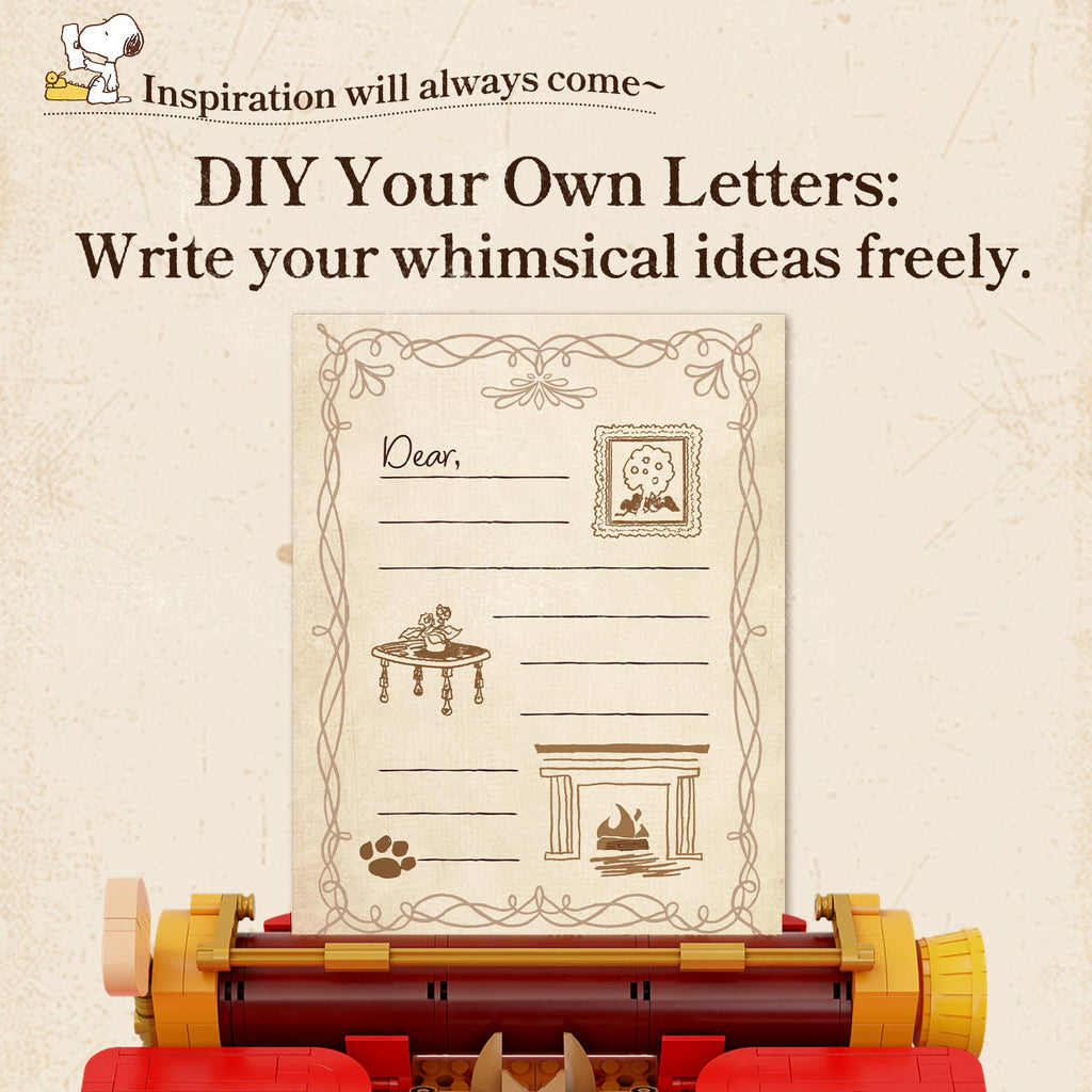 Pantasy x Snoopy Typewriter 86917 - Image 6 of 9 | TheBrickTube