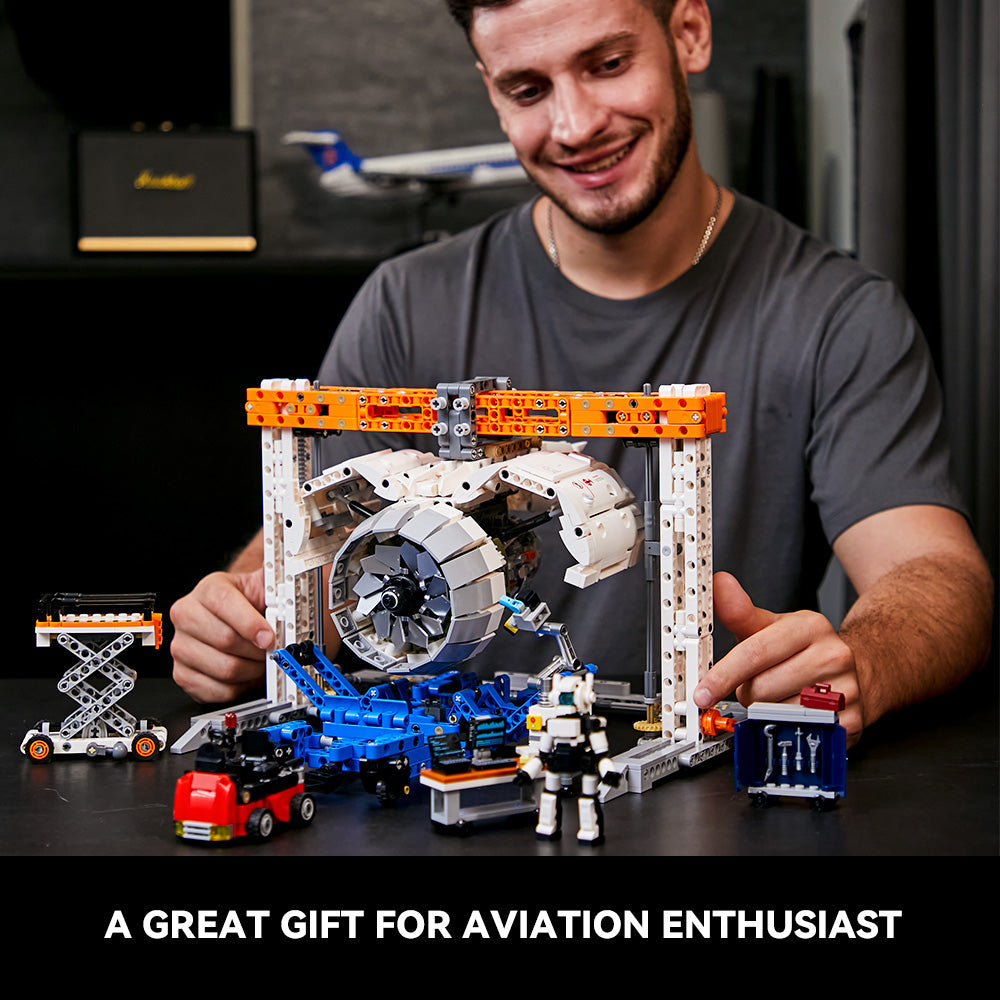 Aircraft Engine Maintenance Workshop 85006 | Mechanical Building Set - Image 4 of 7 | TheBrickTube