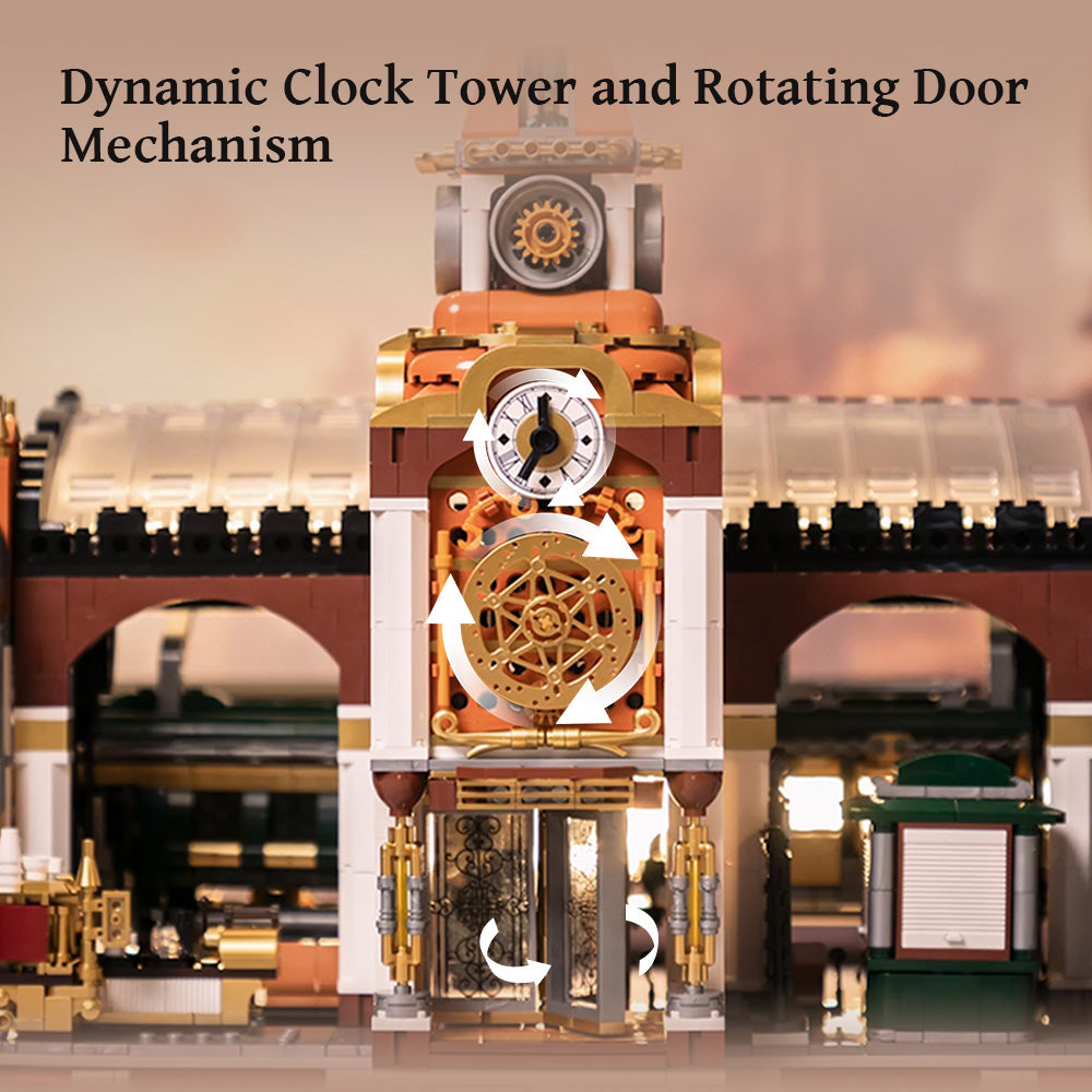 Pantasy Steampunk Series - Railway Station 85007 - Image 5 of 8 | TheBrickTube