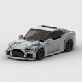 Audi RS7|Grey brick model - front angle view - TheBrickTube