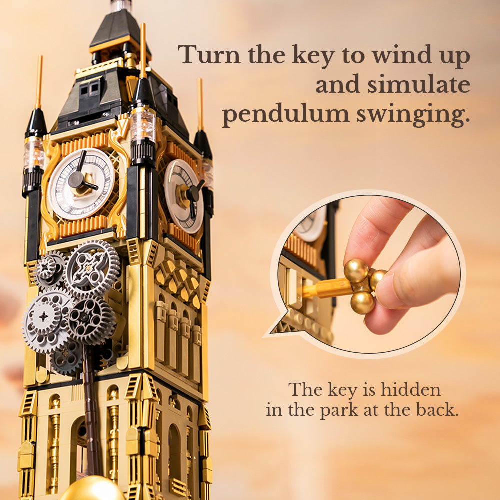 Pantasy Steampunk Series - Clock Tower Park 85008 - Image 5 of 8 | TheBrickTube