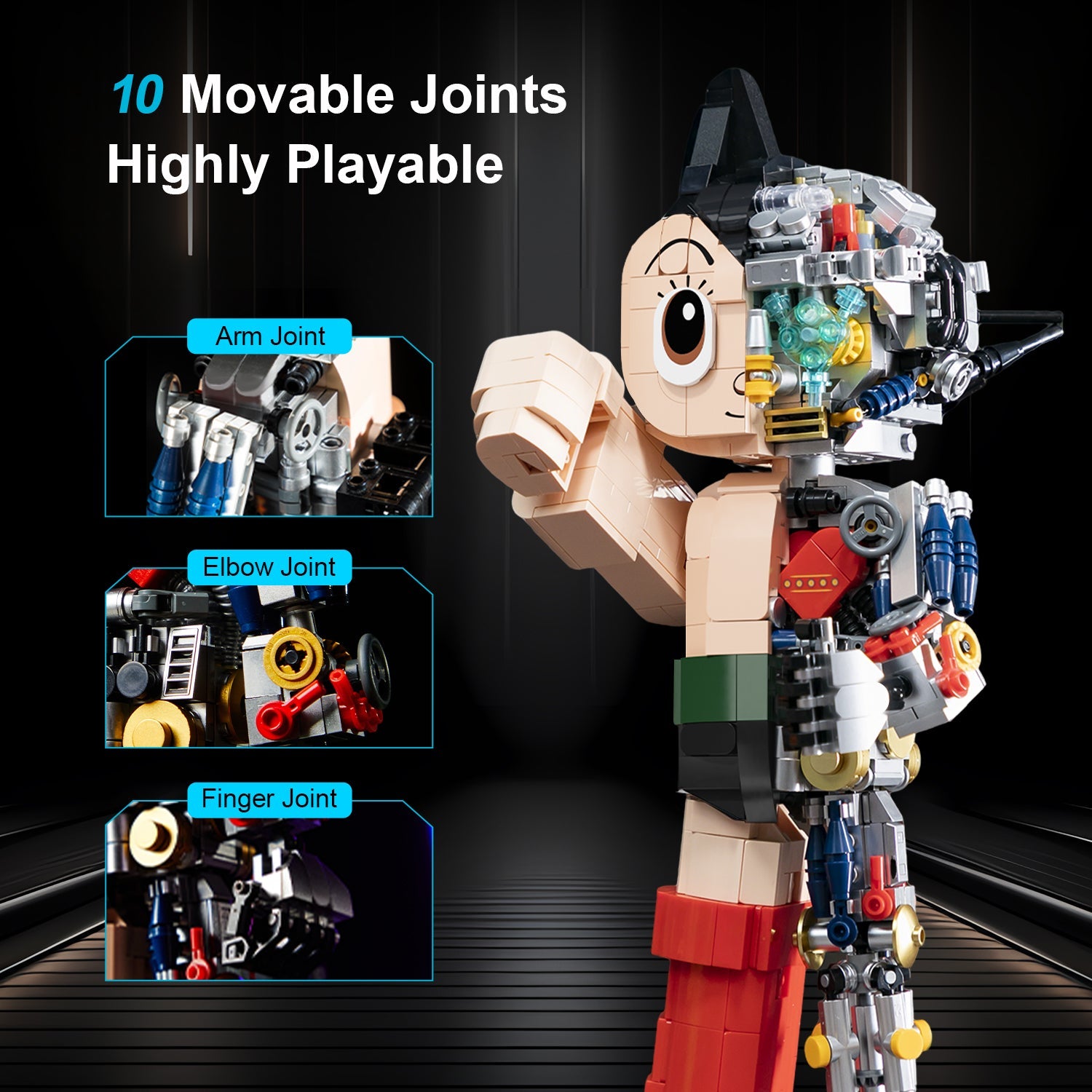 Pantasy Astro Boy Mechanical Clear Version 86212 - Image 4 of 7 | TheBrickTube
