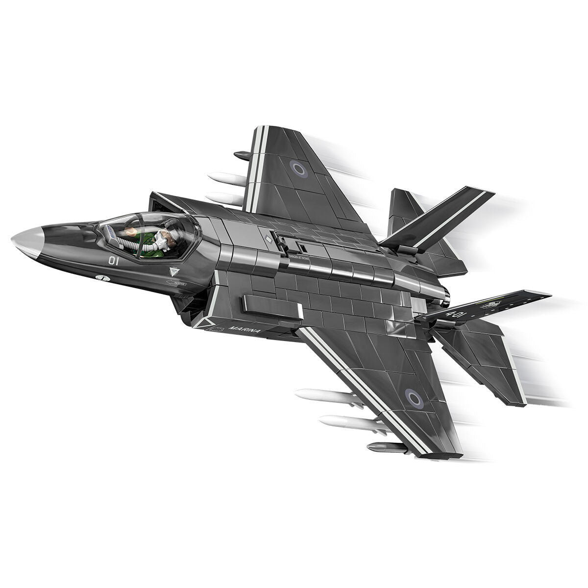 F-35B STOVL Lightning II Fighter Jet Building Set - Image 5 of 6 | TheBrickTube