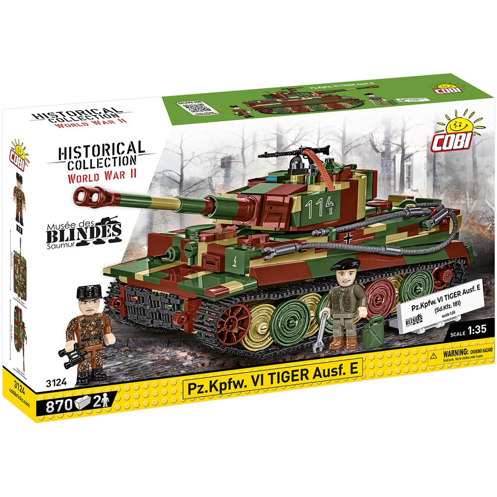 Pz.Kpfw. VI Tiger Ausf. E Tank Building Set - Main Image | TheBrickTube