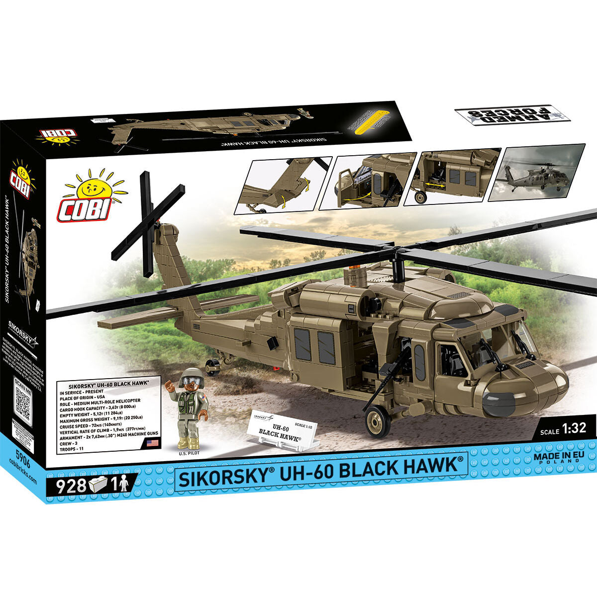 Sikorsky UH-60 Black Hawk Helicopter Building Set - Image 2 of 6 | TheBrickTube