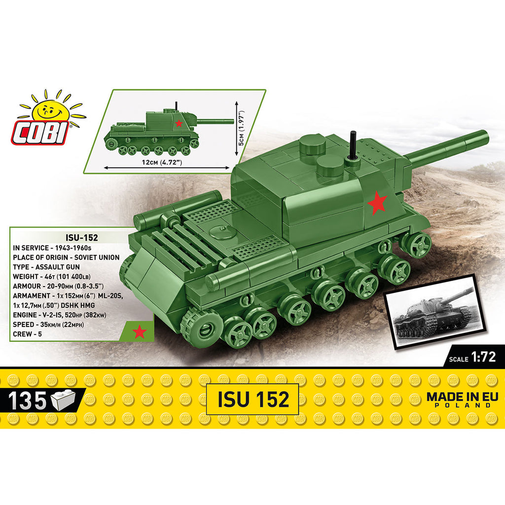 ISU 152 Tank 1:72 Scale Building Set - Image 4 of 6 | TheBrickTube
