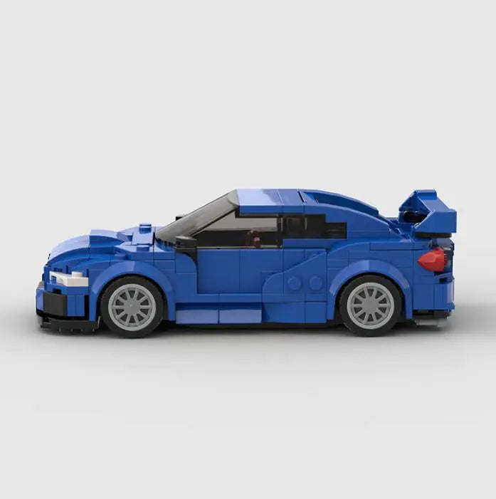 Subaru Impreza WRX STI 2016 brick model - detail close-up - TheBrickTube