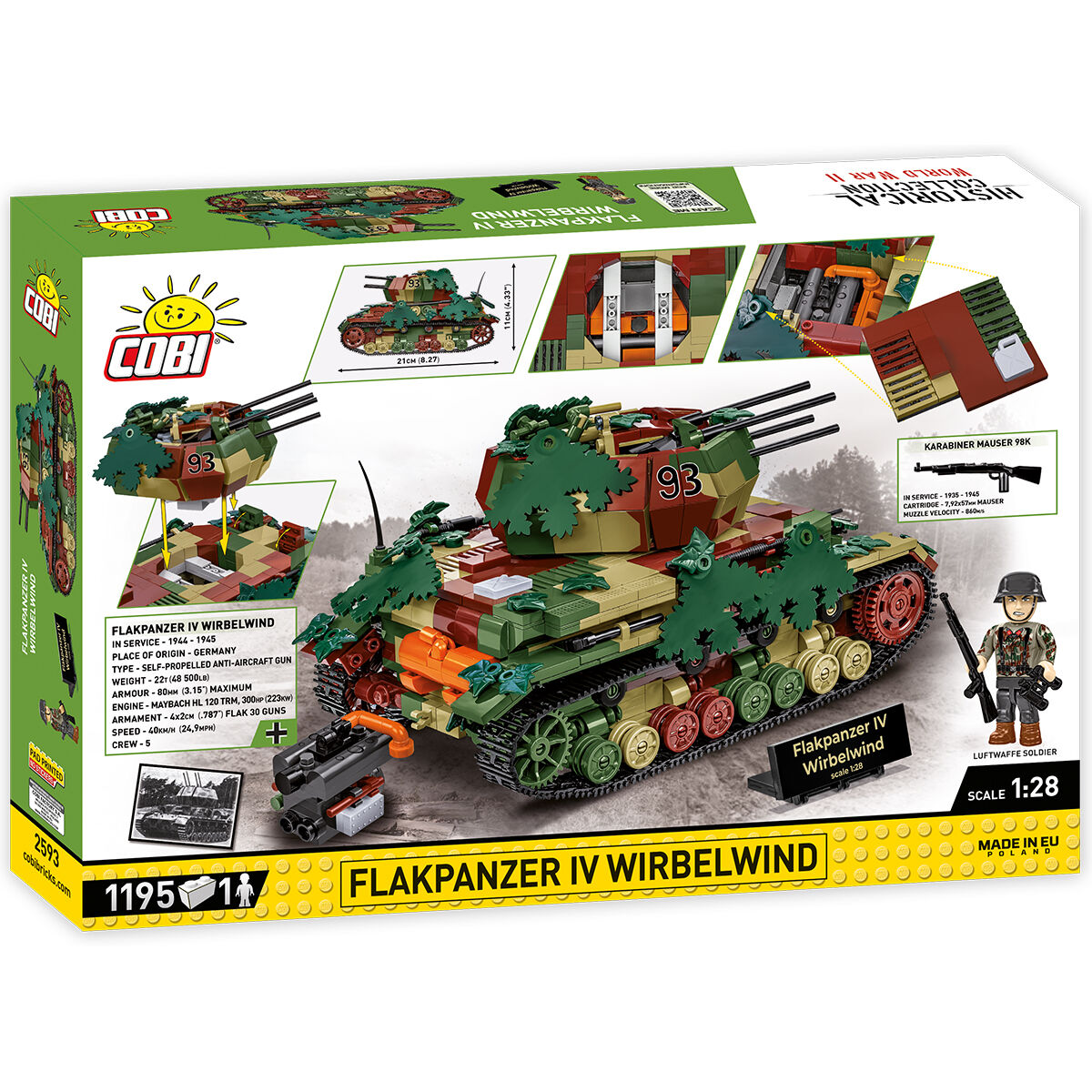 Executive Edition FlakPanzer IV Wirbelwind Building Set - Image 2 of 6 | TheBrickTube