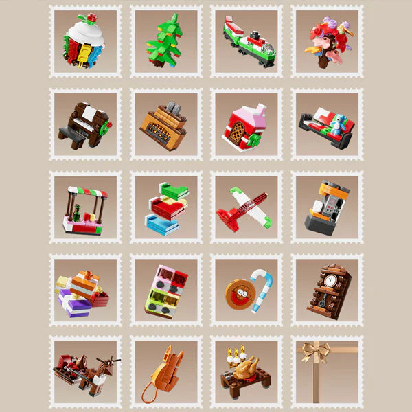 MouldKing Christmas Advent Calendar Blind Box Poke Box Christmas - Image 5 of 14 | TheBrickTube