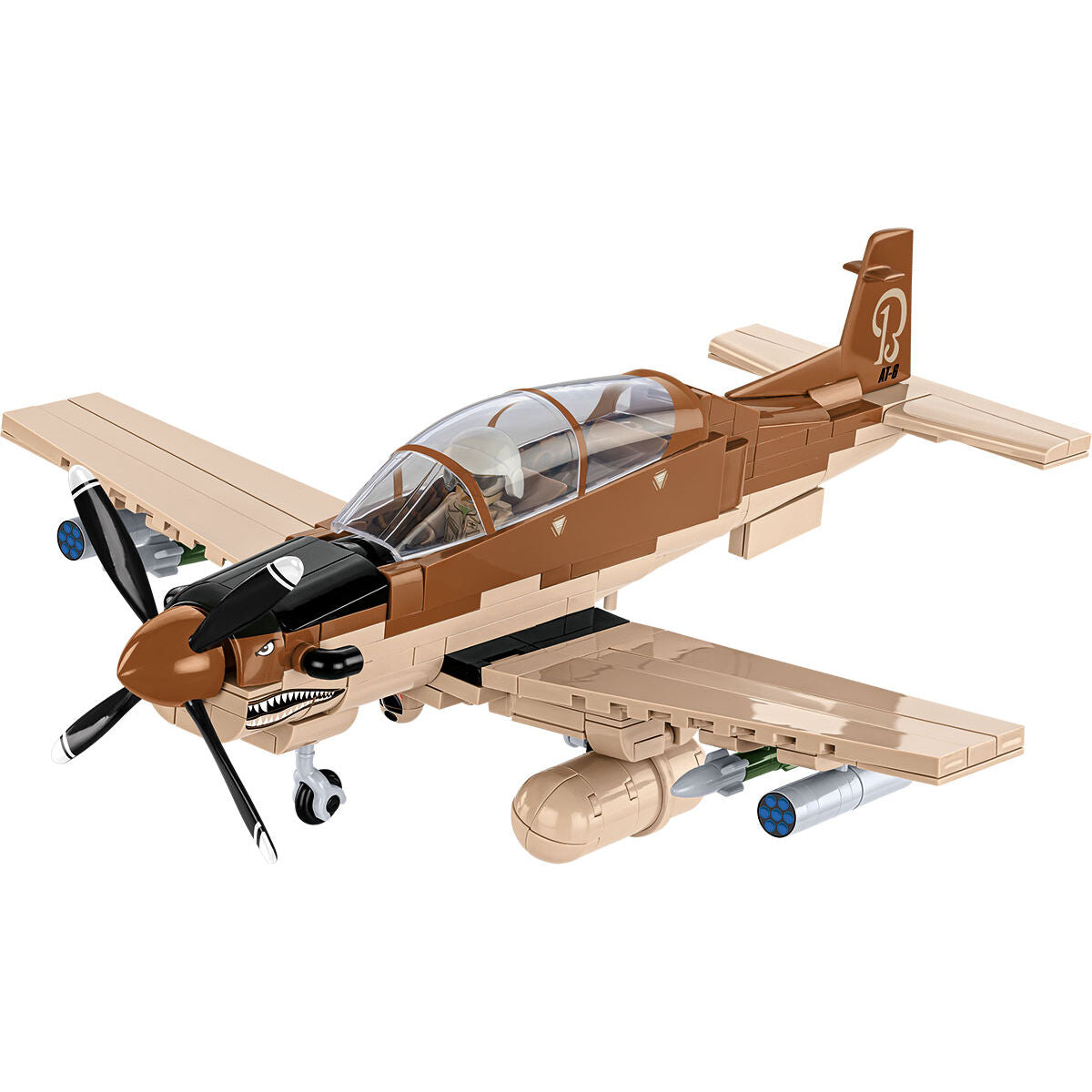 Beechcraft AT-6 Wolverine Turboprop Building Set - Image 6 of 6 | TheBrickTube