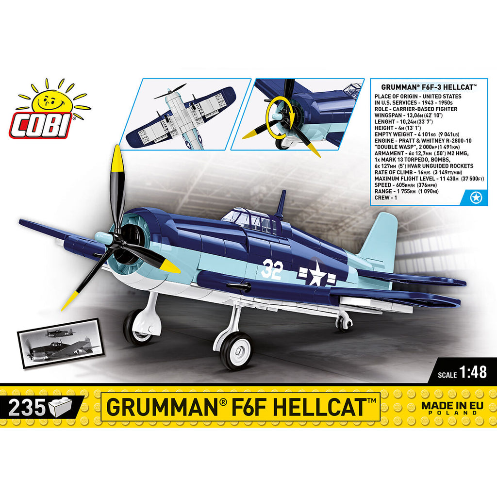 Grumman F6F Hellcat Fighter Building Set - Image 4 of 6 | TheBrickTube