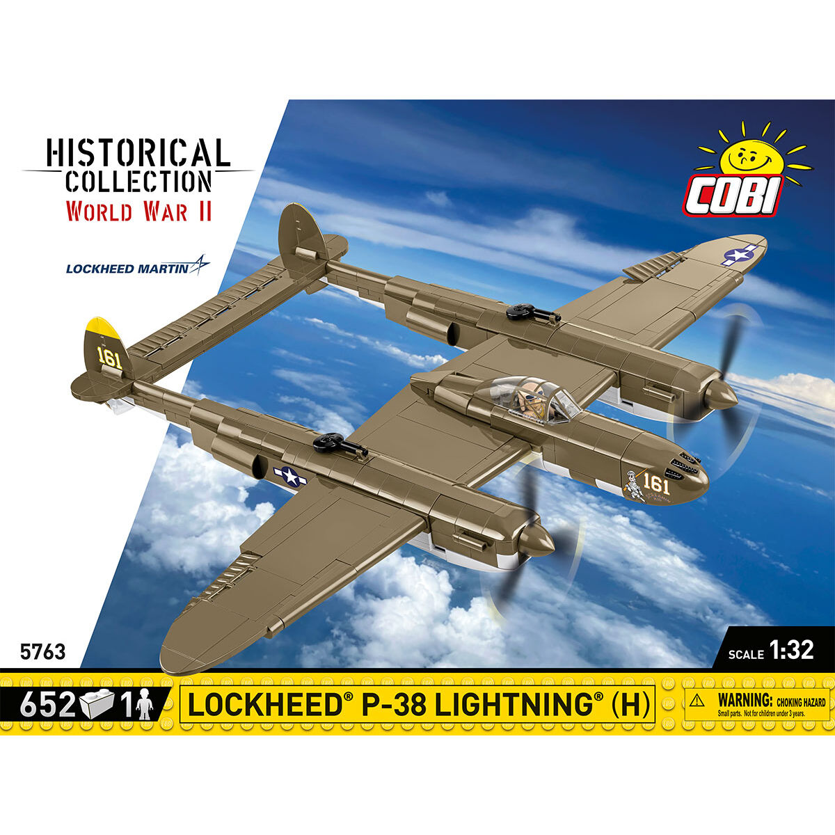 Lockheed P-38 Lightning (H) Fighter Building Set - Image 3 of 6 | TheBrickTube
