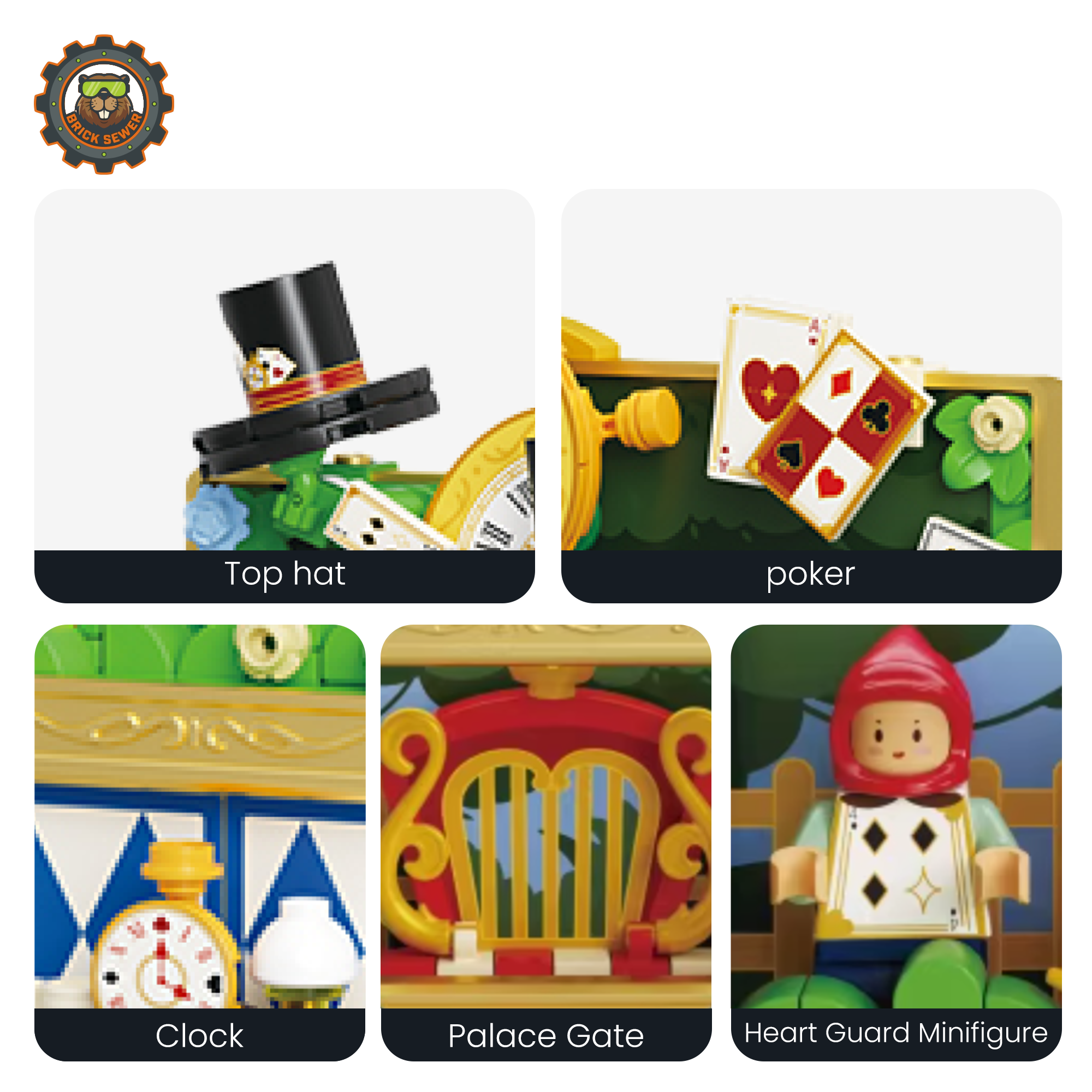 Alice in Wonderland Music Box Building Blocks | Fairytale Teatime Collectible - Image 2 of 8 | TheBrickTube
