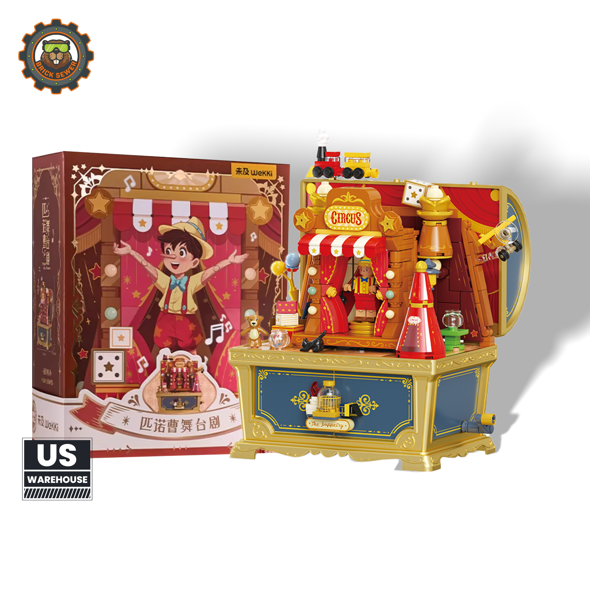 Pinocchio Music Box 1530pcs - Main Image | TheBrickTube