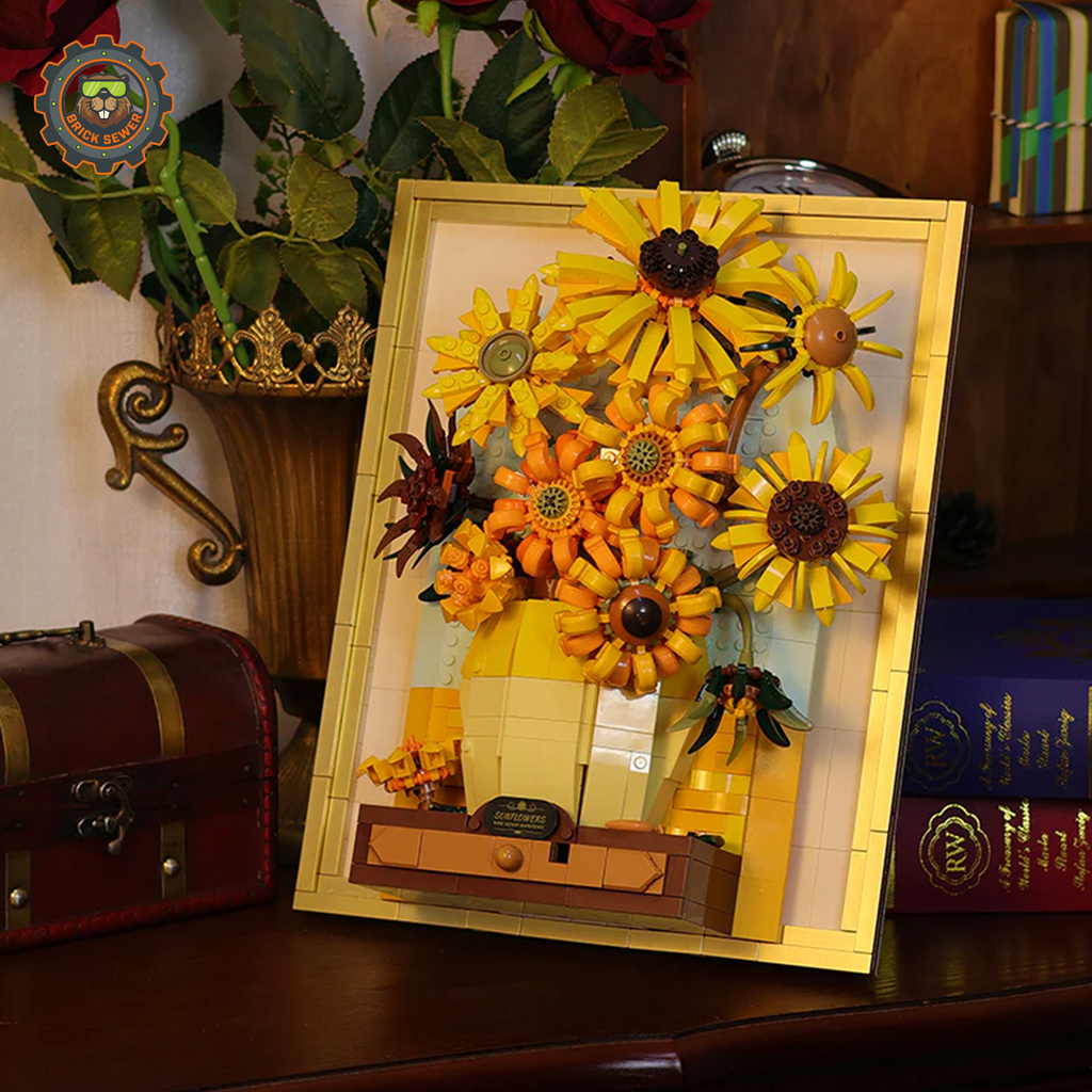 Sunflowers 1100pcs - Image 6 of 8 | TheBrickTube