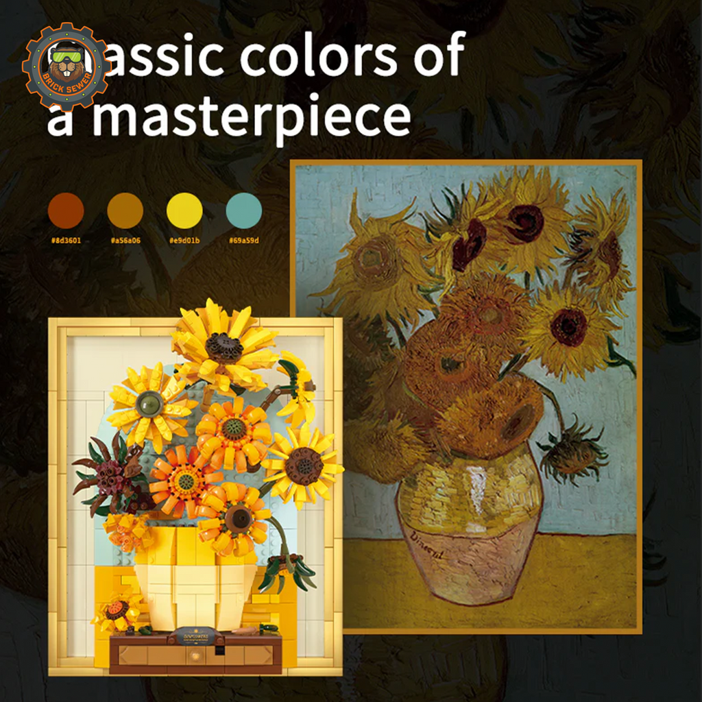 Sunflowers 1100pcs - Image 7 of 8 | TheBrickTube