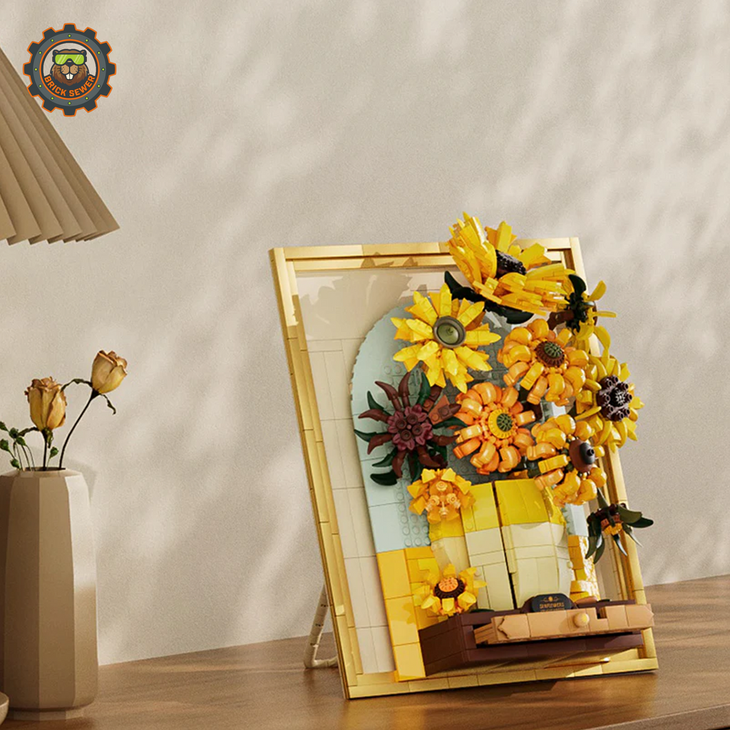 Sunflowers 1100pcs - Image 8 of 8 | TheBrickTube