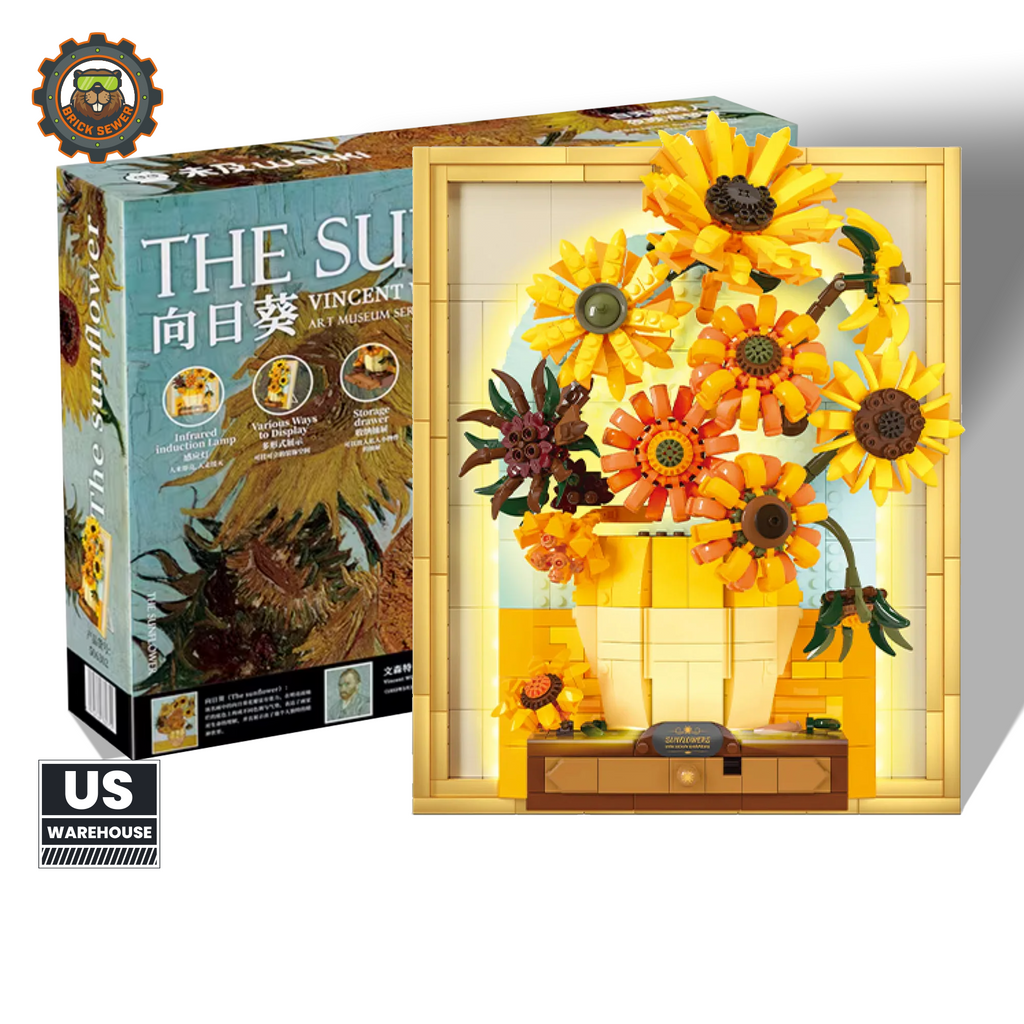 Sunflowers 1100pcs - Main Image | TheBrickTube