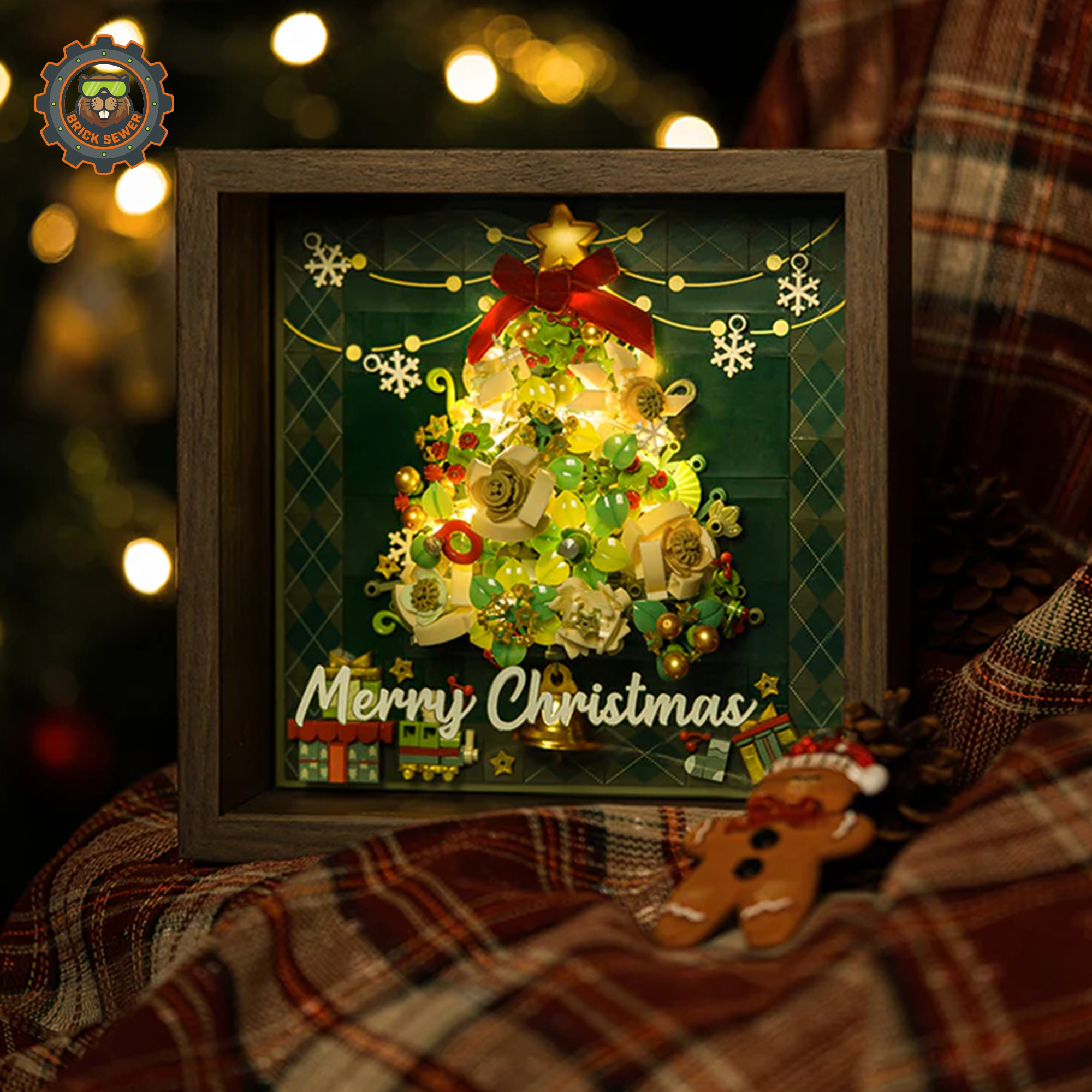 Christmas Window Frame 500pcs | Building Blocks Set - Image 8 of 9 | TheBrickTube