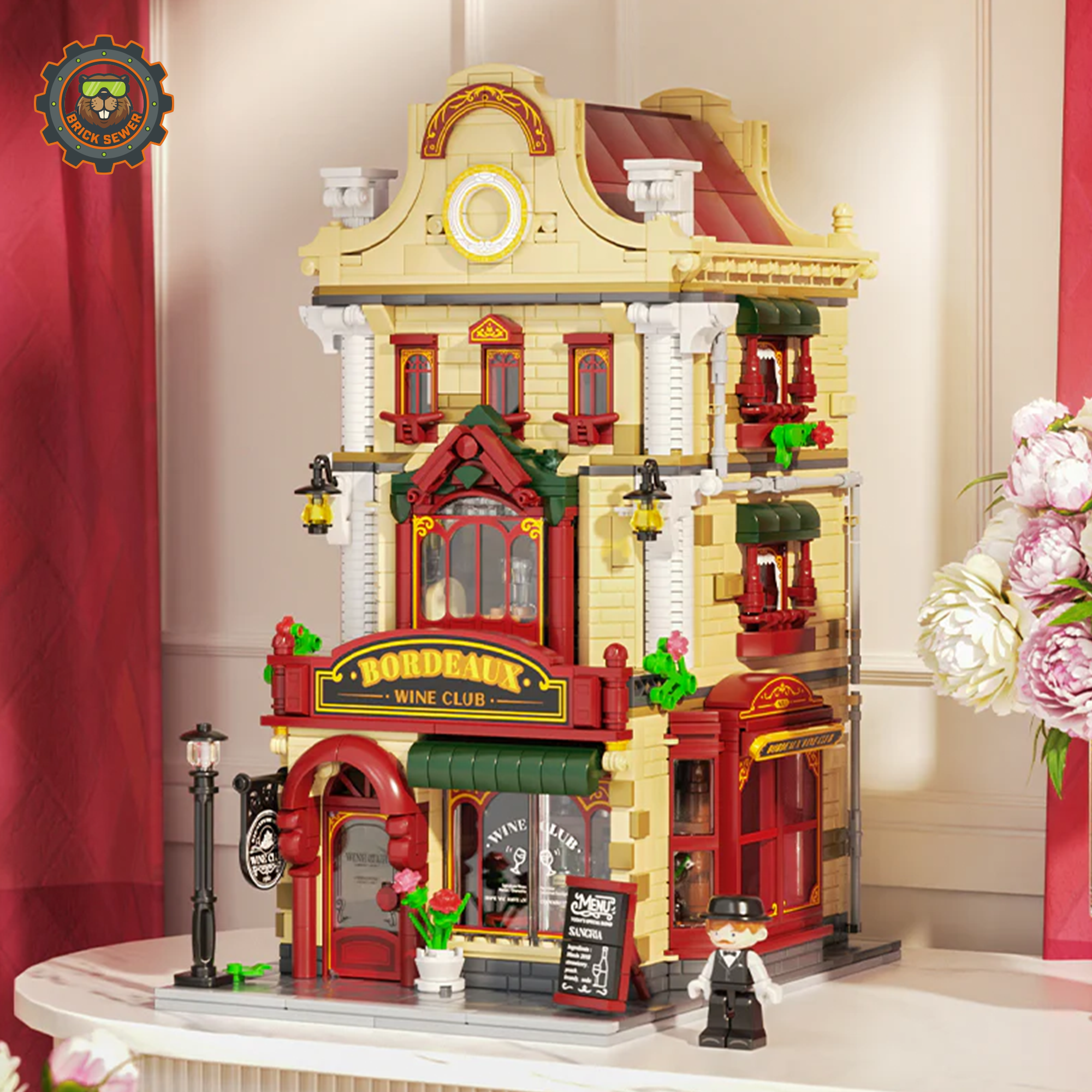 Bordeaux Wine House 1520pcs | Modular Building Blocks - Image 7 of 8 | TheBrickTube