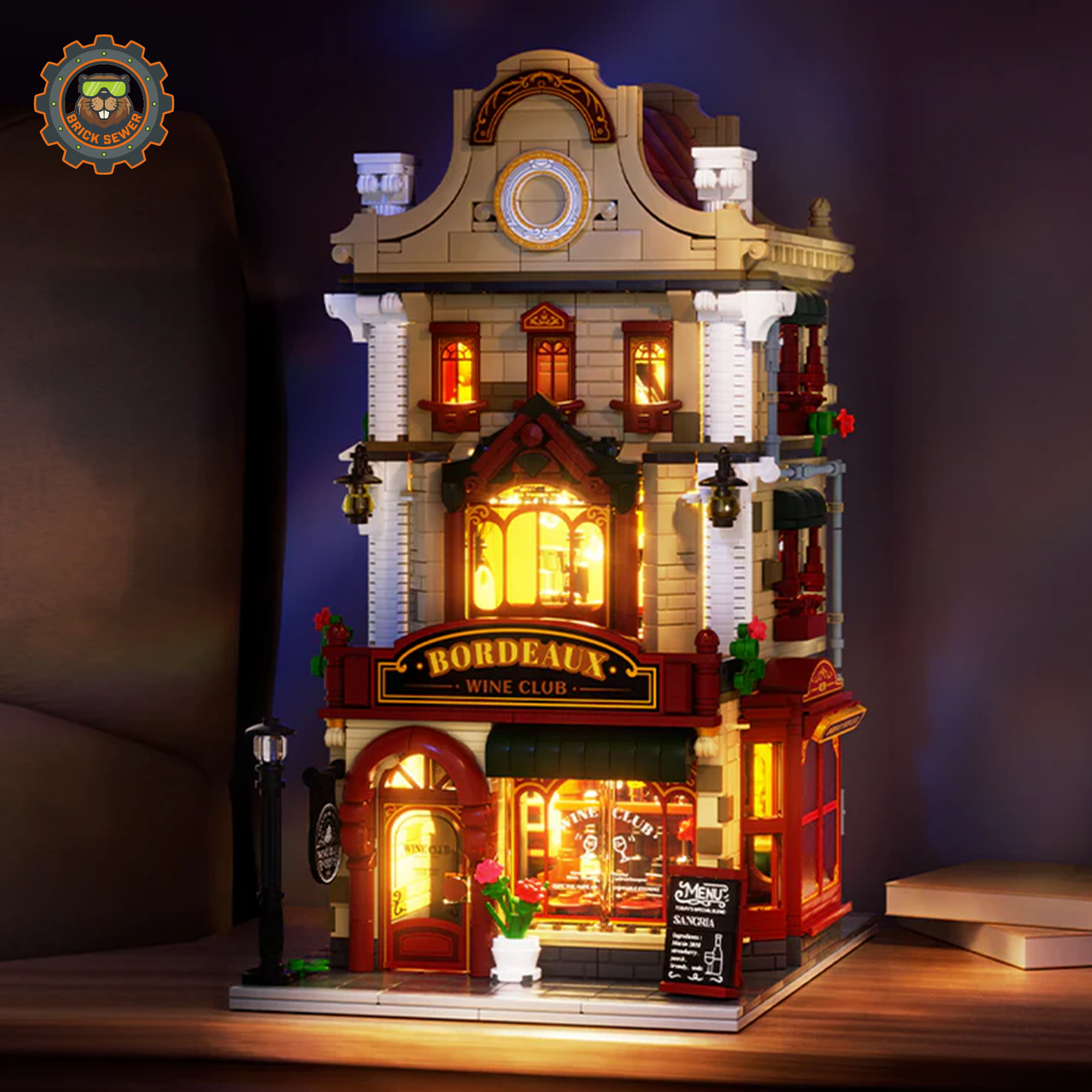 Bordeaux Wine House 1520pcs | Modular Building Blocks - Image 8 of 8 | TheBrickTube