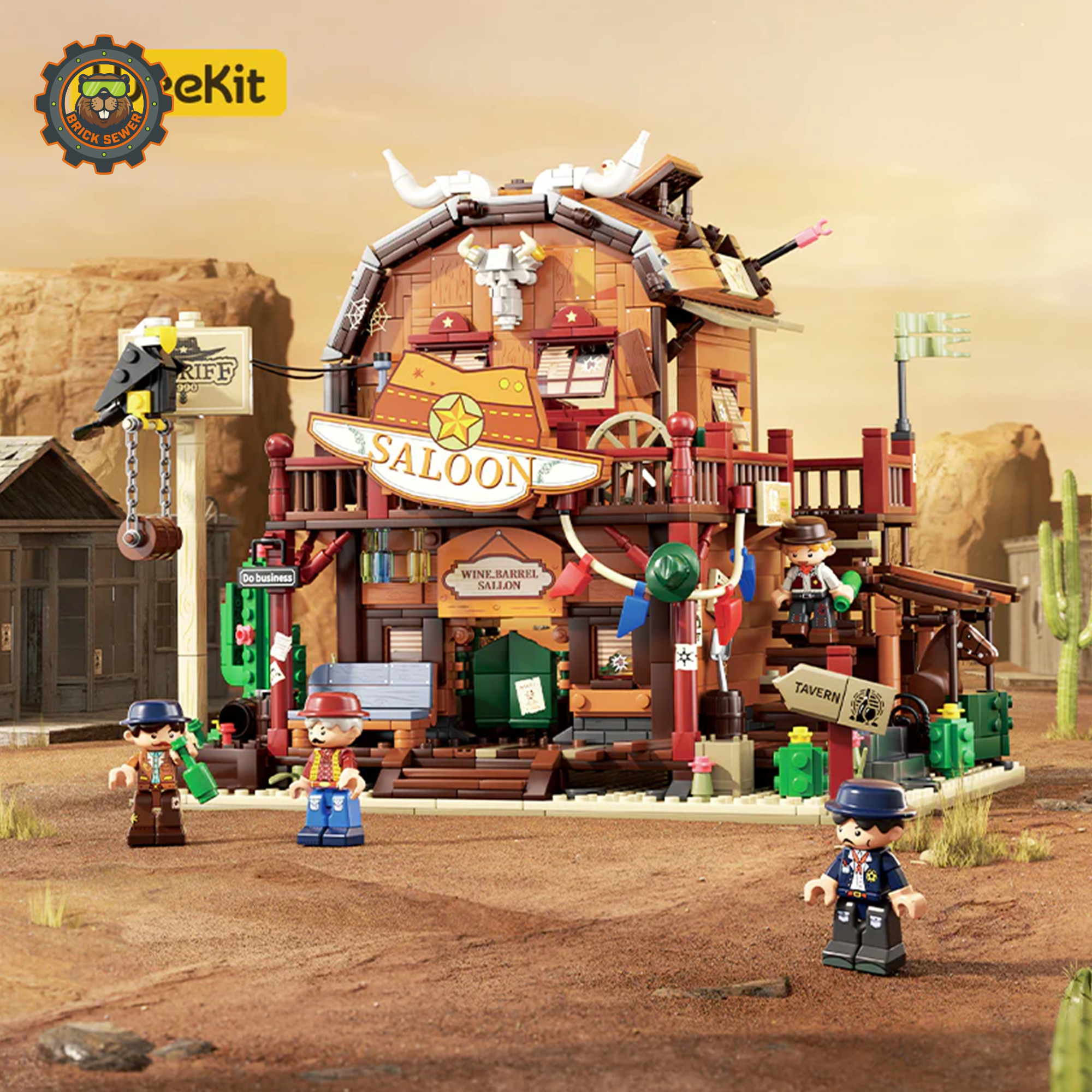 Wild West Saloon 1530pcs - Image 6 of 7 | TheBrickTube
