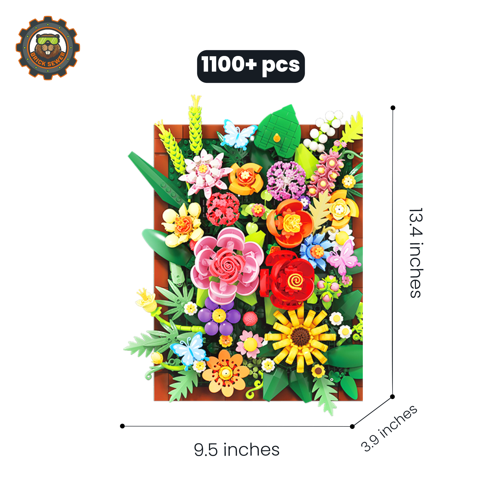 Only 9 left｜Blooming Elegance – Floral Wall Art Frame - Image 3 of 8 | TheBrickTube