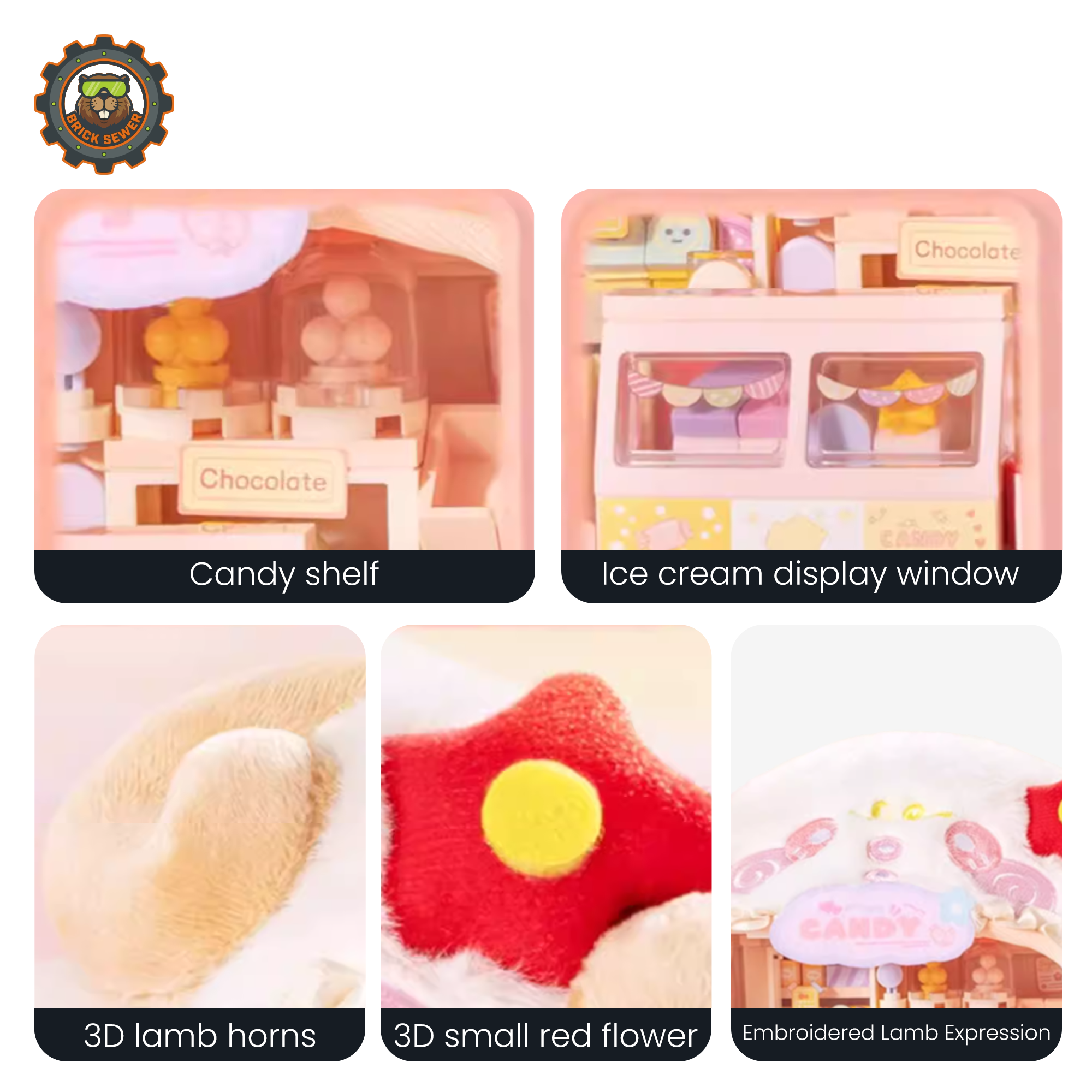 Mini Animal Shops Blind Box (Set of 4) | Building Blocks Set - Image 10 of 16 | TheBrickTube